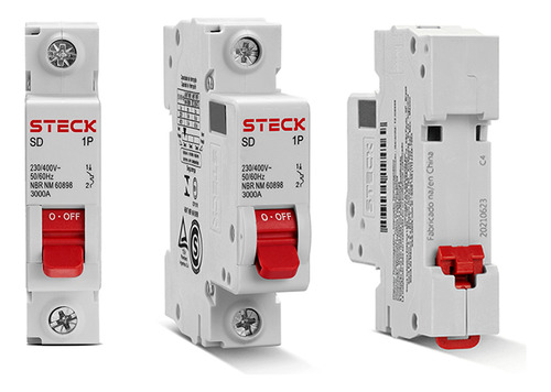Disyuntor unipolar Steck 40a SD61c40a