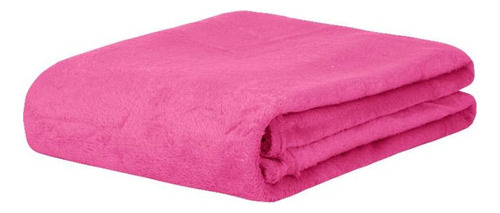 Cobertor Manta Celta Casal Decorativa 2,00x1,80 Cor Pink Desenho Do Tecido Liso