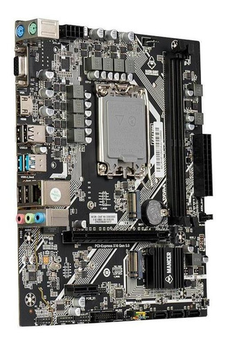 Placa Mae Mancer H610m-dawt, Ddr4, Socket Lga1700, M-atx