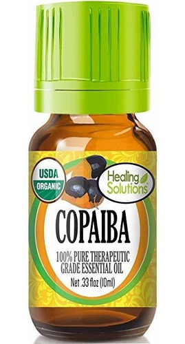 Orgánica Aceite Esencial De Copaiba (100% Puro - Usda Certif