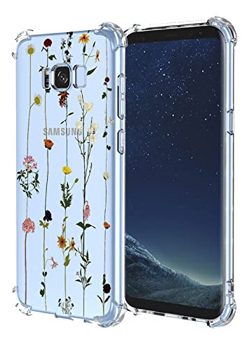 Funda Para Galaxy S8 Plus Sm-g955u Transparente Acabado Suav