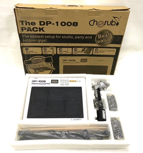 Bateria Eletronica Cherub Dp1008 Novo Estava Mostruario