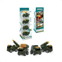 Comprar Set X4 Autitos Metalicos Juguete Autos Vehiculos Militares