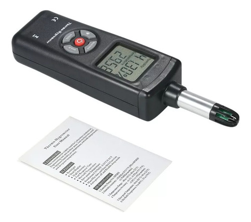 Medidor Portátil Digital De Humedad Y Temperatura Lcd