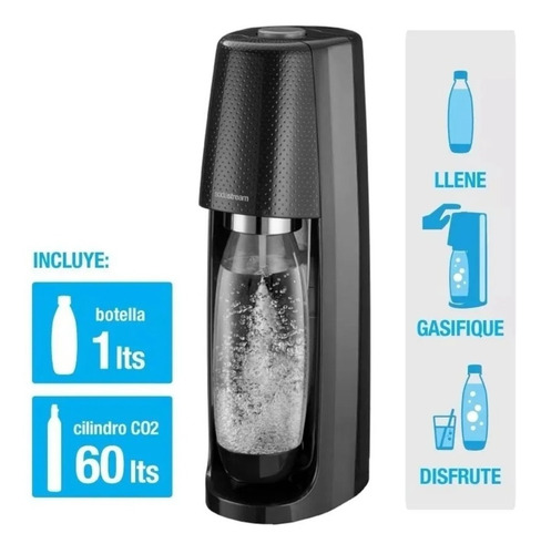 Sodastream Fizzi Maquina Para Hacer Soda + Botella + Co2