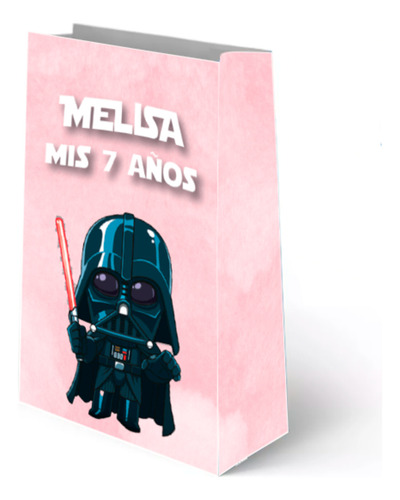 Starwars - Bolsitas Golosineras X10unidades Rosa