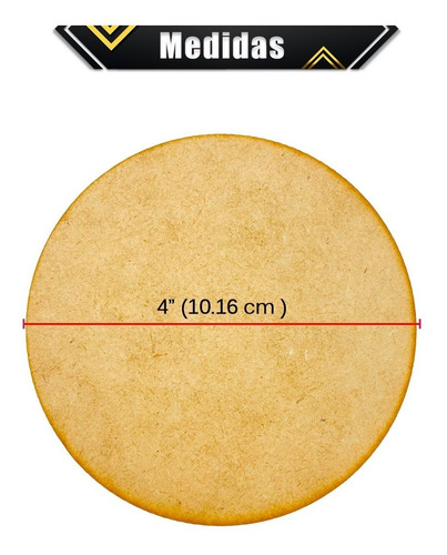 Imagen 9 de 10 de Soporte Para Vaso Portavasos Circular Base Madera Mdf 20 Pz