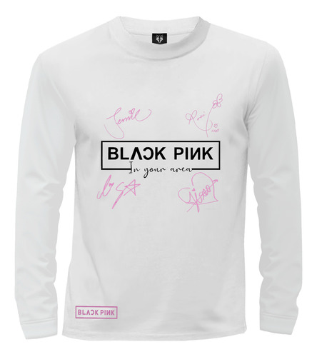 Camiseta Camibuzo Blackpink Firmas Integrantes