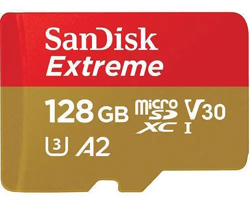Cartão Memória Sandisk Extreme 128gb A2 + Adaptador Sd Orig