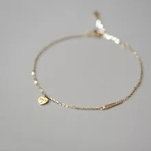 Morivovog-pulsera De Plata De Ley 925 Con Letras De Corazón