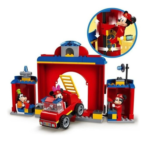 Kit Lego Disney Parque Y Camión De Bomberos Mickey 10776 144