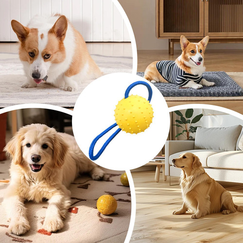 Juguete Para Perros Con Pelota Con Cuerda Pelota Para Perros