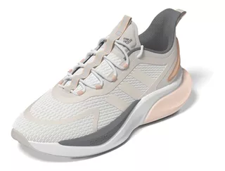 Tenis adidas Alphabouce Beige Acabados Rosa Para Mujer