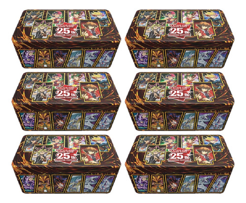 Yugioh Lata 2023 25th Anniversary Tin: Dueling Heroes 6pz