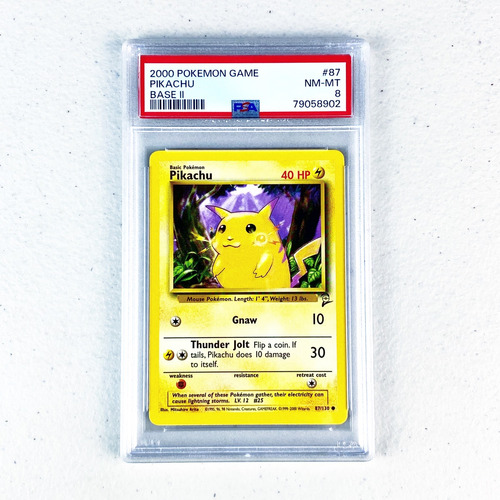 Psa 8 Pikachu Base Set 2 Cartas Pokemon Tcg