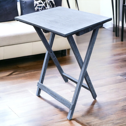 Mesa Plegable De Madera Útil Y Elegante Hogare Color Rectangular Vintage