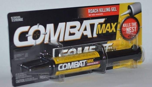 Imagen 1 de 4 de Gel Combat Mata Cucarachas Y Chiripas 100% Original