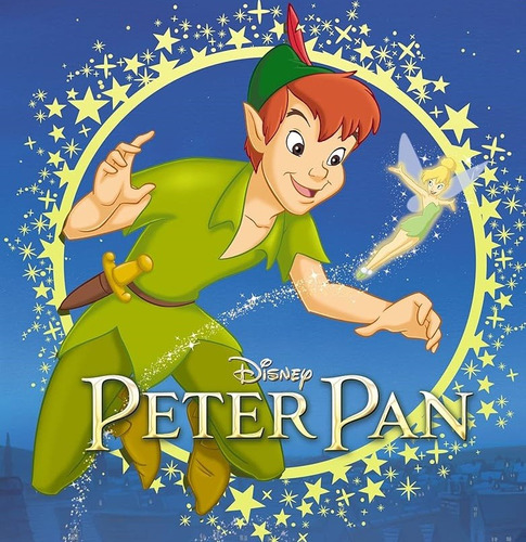 Libro Colección Disney Peter Pan Cuento Ilustrado Inglés 