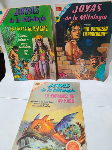 Pack Joyas De La Mitología 3 Revistas Novaro Prin Emparedada