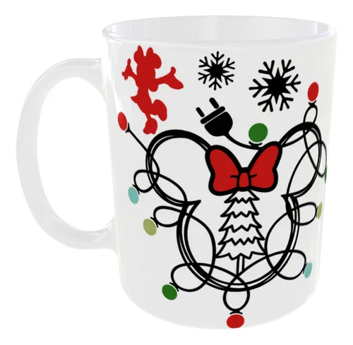 Set De Mugs Navidad Mickey Y Minnie
