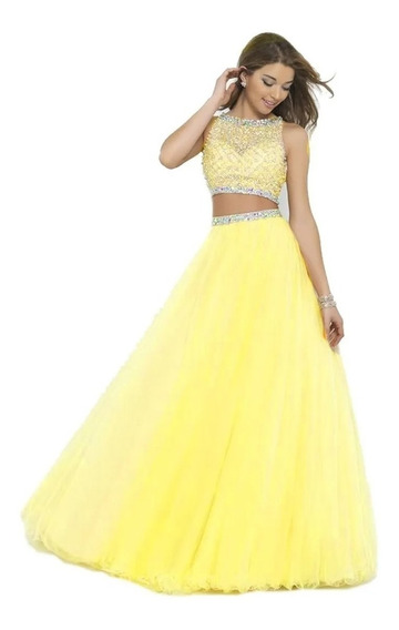 Vestido De 15 Anos Amarillo | MercadoLibre 📦
