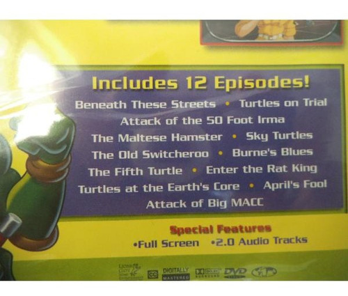 Imagen 3 de 3 de Tortugas Ninja Vol 3 Teenage Mutant Ninja Dvd