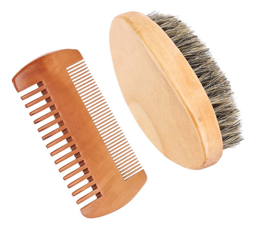Cepillo De Limpieza De Barba Para Hombre, Bigote Ovalado, Af