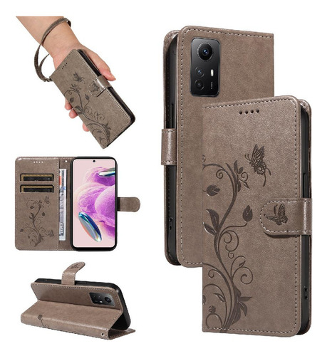 Funda For Xiaomi Redmi Note 12s Cartera Teléfono Y Tarjeta