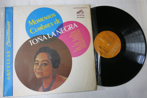 Vinyl Vinilo Lp Acetato Momentos Cumbres De Toña La Negra