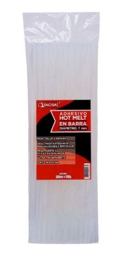 Pegamento/adhesivo En Barra Hot Melt. 7 Mm. 500 Gr. Tacsa 