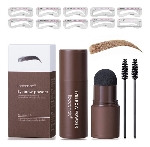 Sello De Cejas, Eyebrow Stamp Kit, Kit De Plantillas