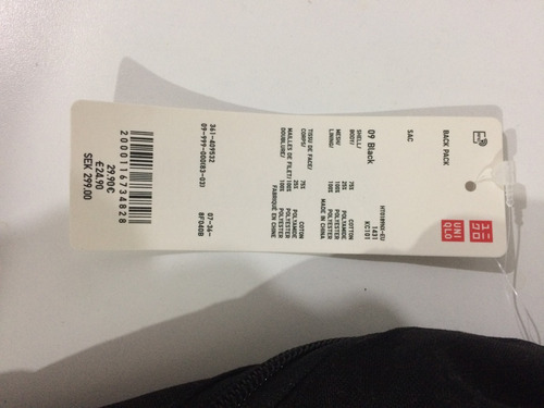 Mochila Uniqlo - Envio Incluido