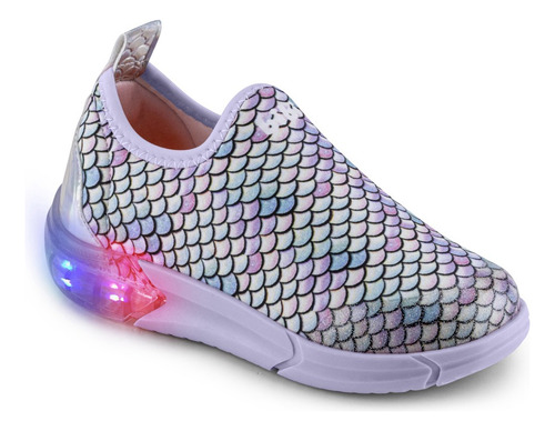 Zapatilla Leds Luces Bibi Space Sirena Ar 1228038
