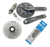 Comprar Kit Shimano Alivio 3x9v Pedivela T4010 44d Cassete Corrente