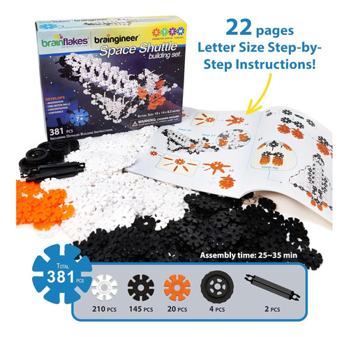 Conjunto De Transbordadores Espaciales De Flakes Brain Con A