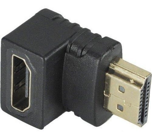 Adaptador Conversor Conector Hdmi-fêmea Hdmi-macho 90 Graus