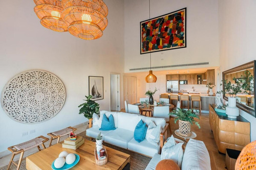 Renta Apartamento En Primera Linea De Playa, Punta Palmera, Cap Cana, Punta Cana