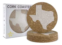 Comprar Juego De Posavasos Texas, Posavasos De Corcho De 3,5 4 De