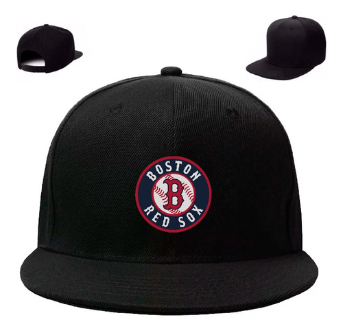 Gorra Plana Estampada Boston Red Sox Béisbol Phn