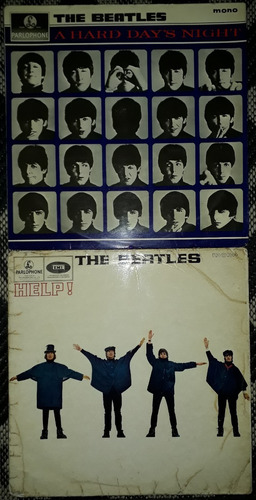 Lp Beatles Mono A Hard Day's Night 1964 Holland Help 1965 Uk (Usado)