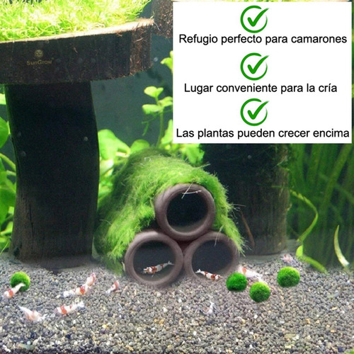 Refugio Cerámico Para Camarones O Peces Pequeños