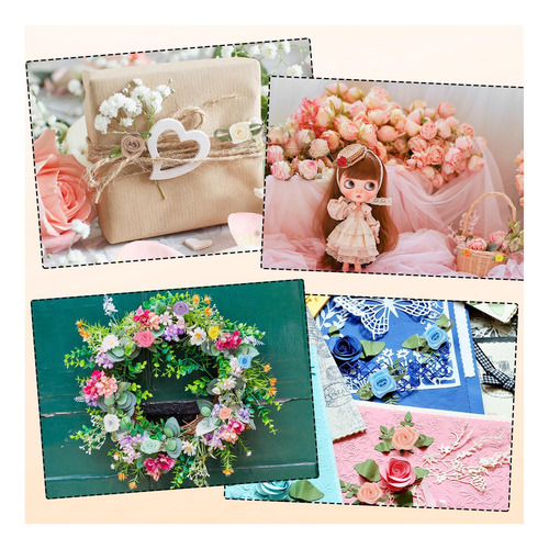 Mecanixity 100 Pcs Light Purple Ranes Roses Mini Roses Para