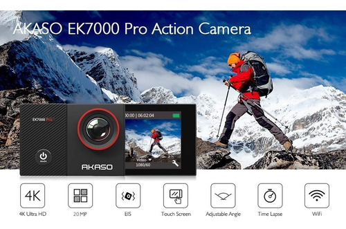 Imagen 5 de 9 de Camara Similar A Gopro / Akaso Ek7000 Pro 4k Resiste Agua