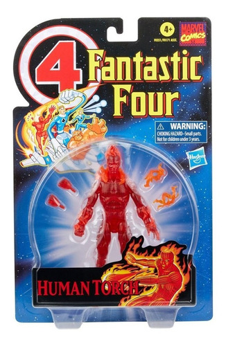 Marvel Legends Retro: Los 4 Fantasticos - Antorcha Humana