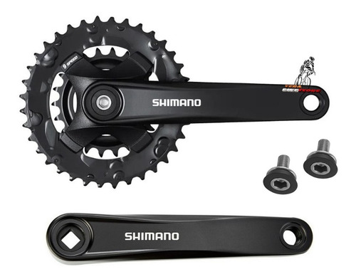 Plato Palanca Mtb Altus Fc Mt101 Shimano 2x 9vel Doble 36/22