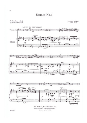 Seis Sonatas Para Violonchelo Y Piano / Six Sonatas For Cell