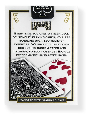 Imagem 2 de 5 de Baralho Bicycle Standard Preto + Bicycle Standard Azul