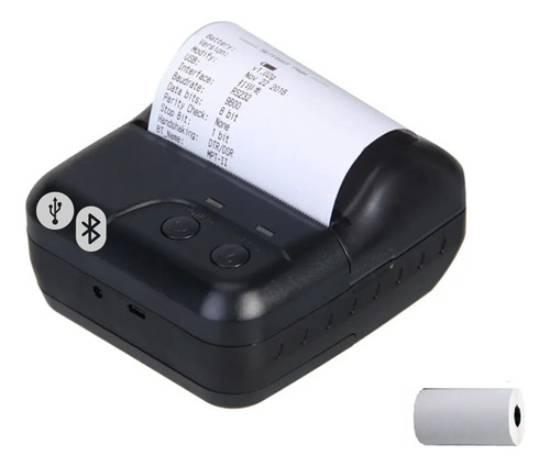 Impresora Portátil Térmica Para Tickets 80mm Usb Bluetooth