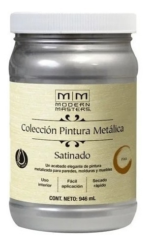 Pintura Metálica Modern Masters 946ml Satin Agua Rust Oleum 