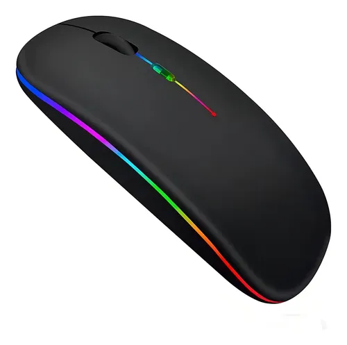 comprar Mouse Sem Fio Recarregável Via Bluetooth Para Macbook Air 13 Cor Preto